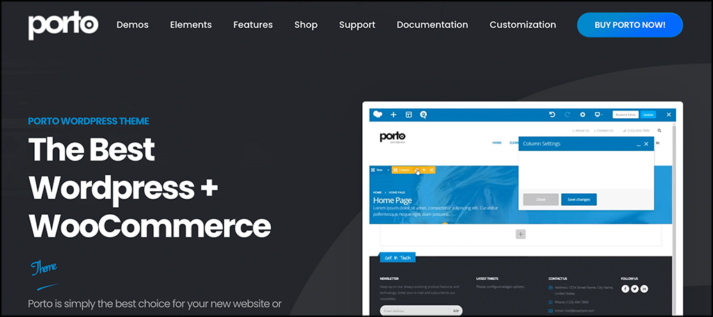 porto WooCommerce template
