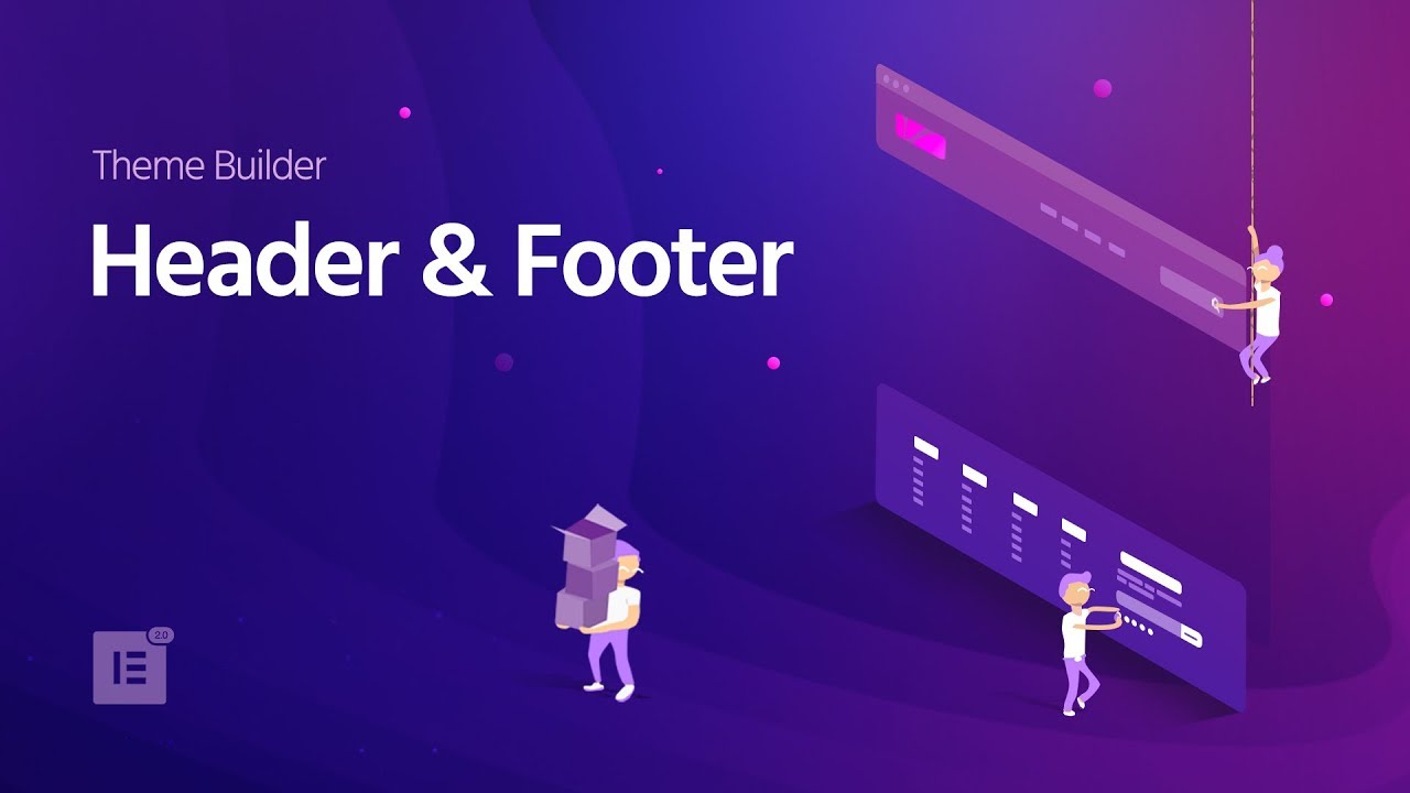Editing Header and Footer by elementor